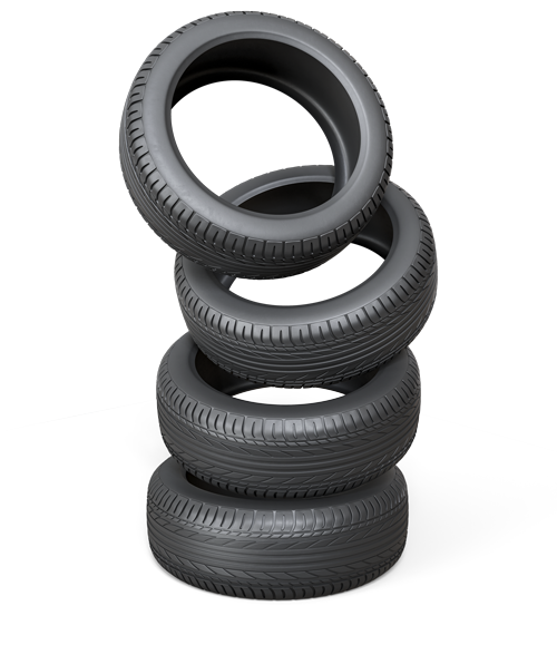 Tyres Stacked